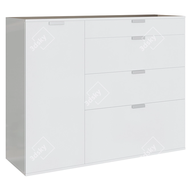 Hoff Deco-1 Dresser 3D model image 3