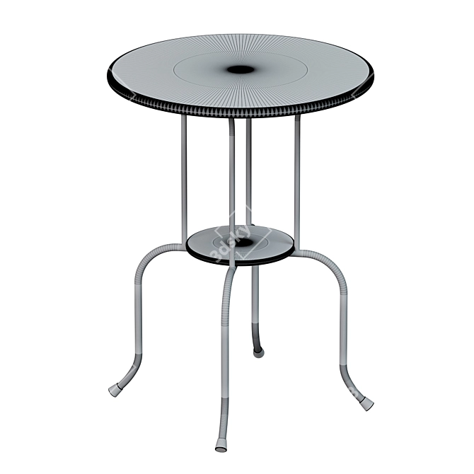 Sleek and Stylish Side Table 3D model image 2