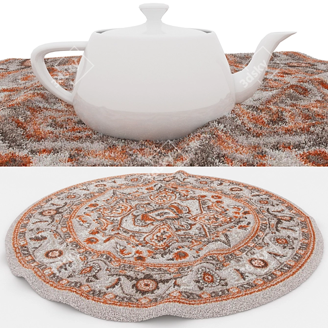 Versatile Set: 8 Rugs for Various Perspectives 3D model image 4