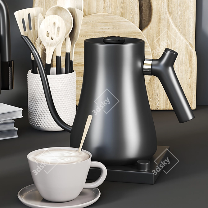 Essential Kitchen Accessories 02 3D model image 4