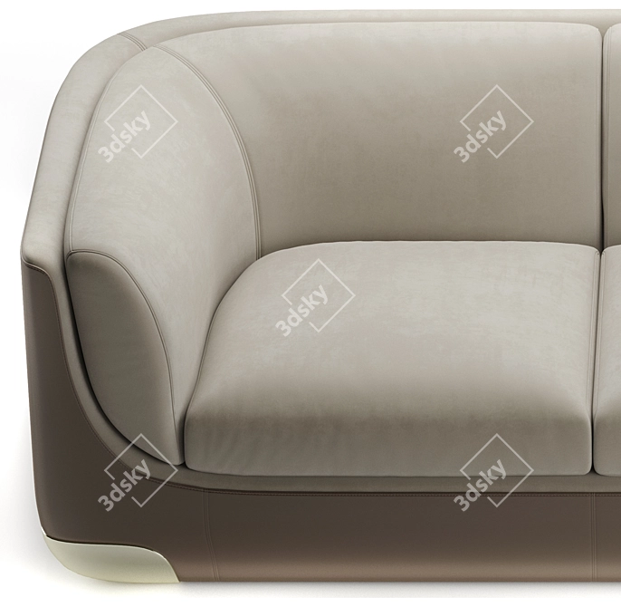 Elegant Longhi Sofa: Bravery 3D model image 3