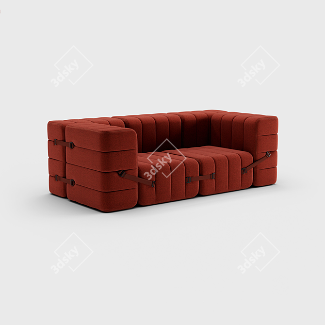 Modular Curt Sofa Set 3D model image 4