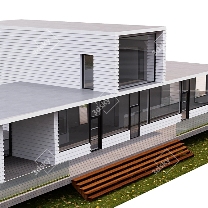 101 Residential Building | Detailed Single-Story Design 3D model image 5