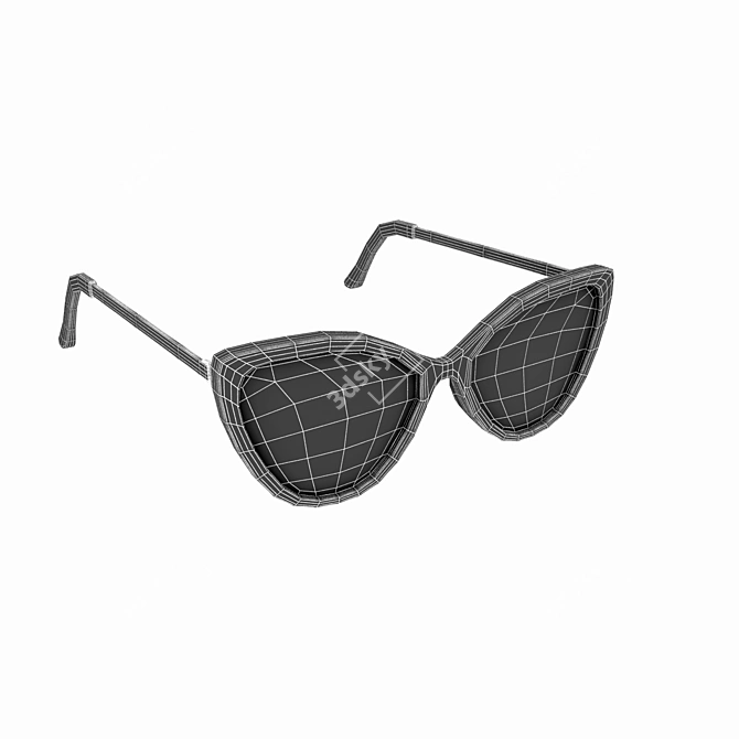 Sleek Summer Shades 3D model image 3