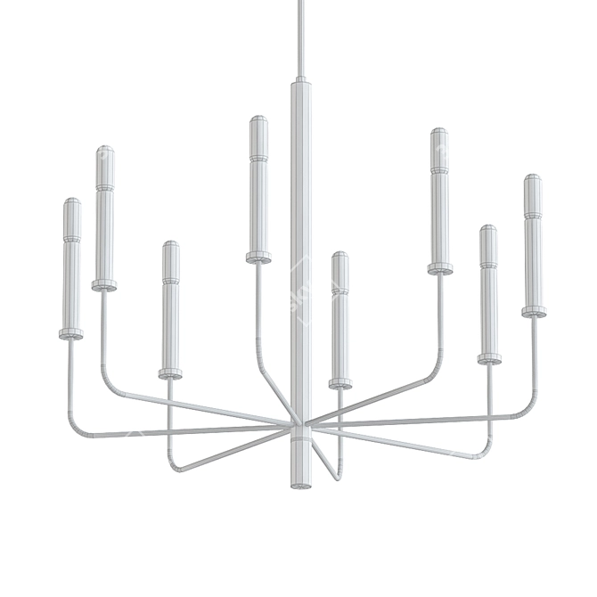 Cyan 10967 Modern Chandelier - V-Ray Render 3D model image 2