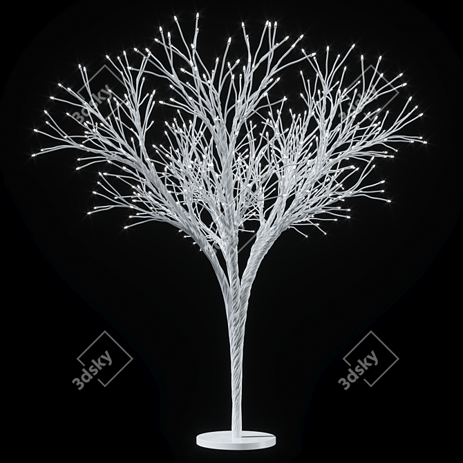 Illuminated Blossom Tree 3D model image 1