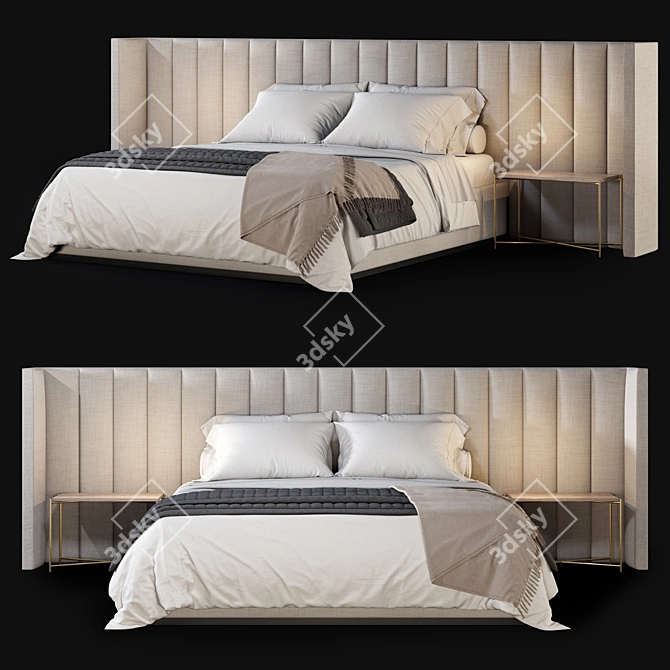 Elegant PROVENCE Sofa: High Quality, V-Ray Render Compatibility 3D model image 2