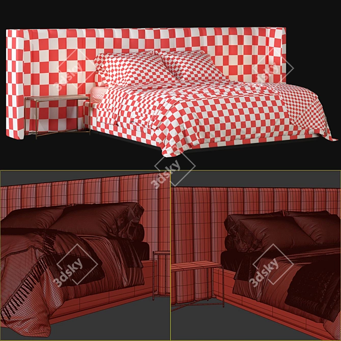 Elegant PROVENCE Sofa: High Quality, V-Ray Render Compatibility 3D model image 5