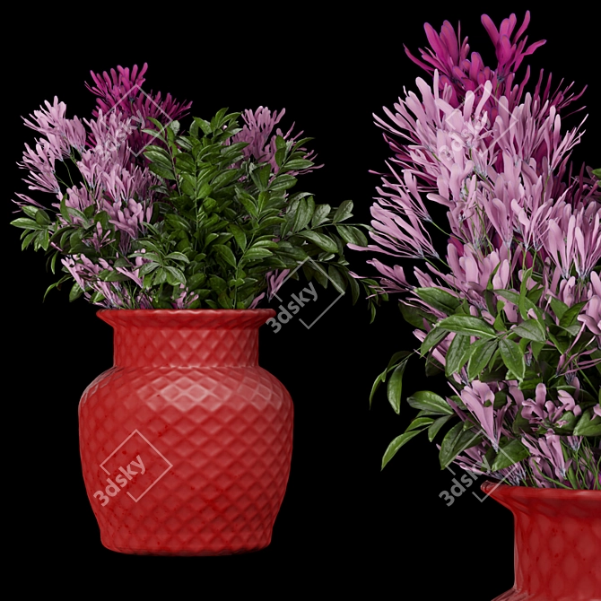 Dreamy Blooms Bouquet 3D model image 4