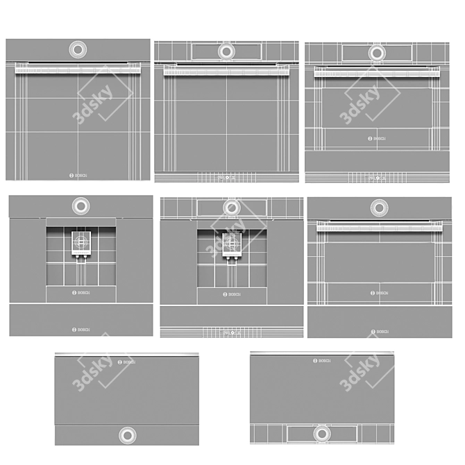 Bosch Home Appliance: Efficiency Redefined 3D model image 25