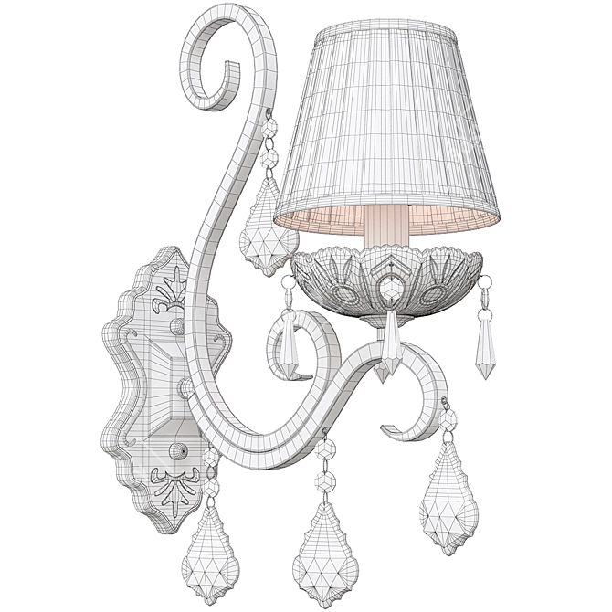 Maytoni ARM288-01-G Elegant Wall Sconce 3D model image 2