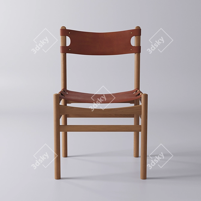 Cenzo Hunter: Luxury Dining Chair 3D model image 3
