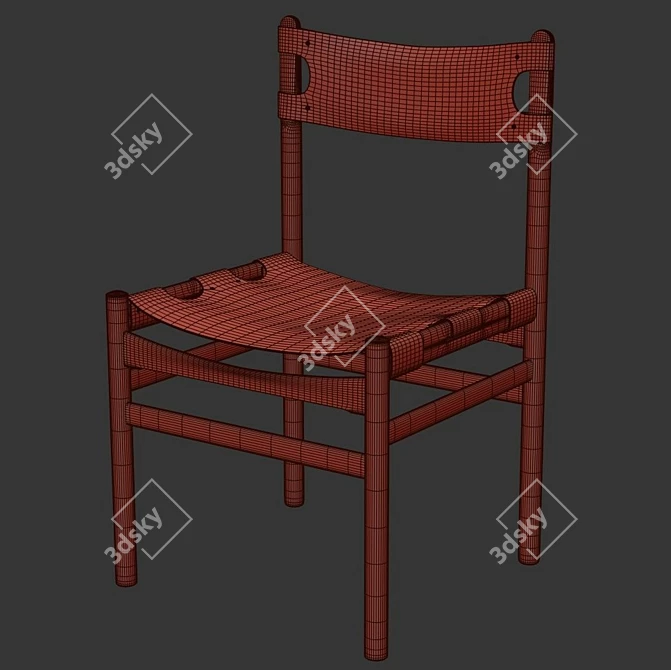 Cenzo Hunter: Luxury Dining Chair 3D model image 6