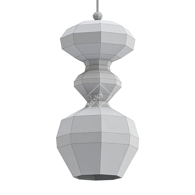 Futura XL Smoke Suspension Light 3D model image 2