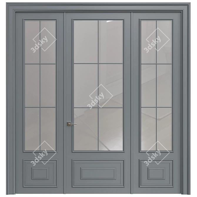  Modern Interior Door 3D model image 1