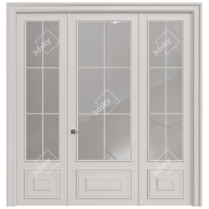  Modern Interior Door 3D model image 2