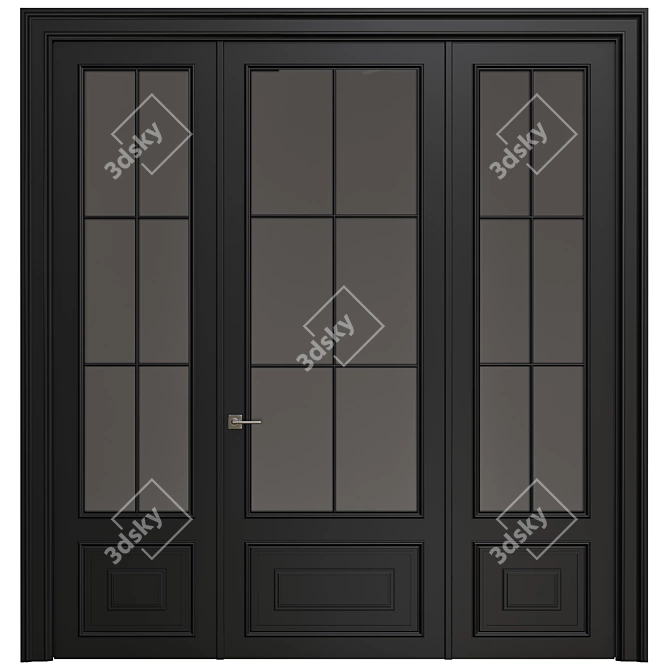  Modern Interior Door 3D model image 3