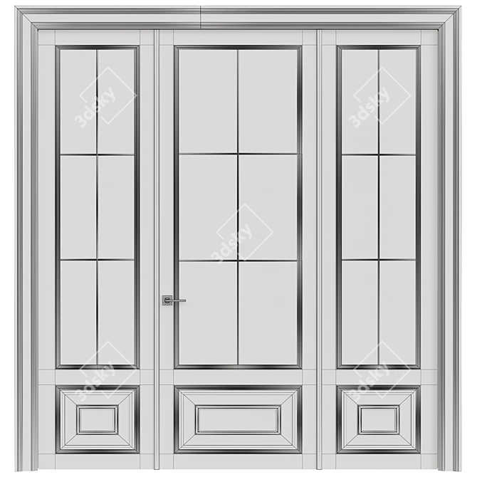  Modern Interior Door 3D model image 5