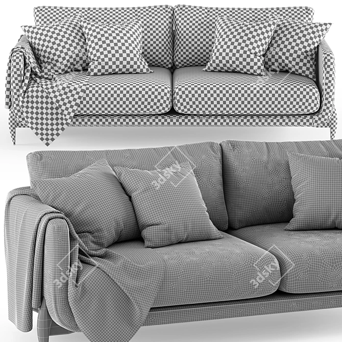 Jenny Sofa: Modern Comfort for Your Home 3D model image 5