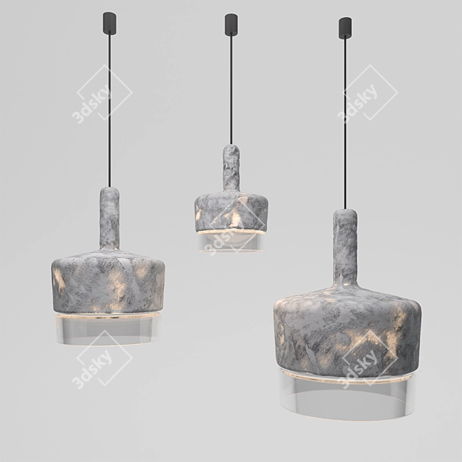 Acorn Pendant Lamp Collection 3D model image 2