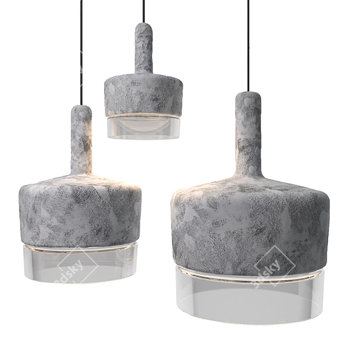 Acorn Pendant Lamp Collection 3D model image 8