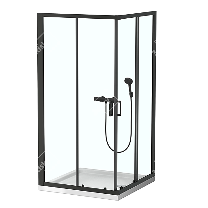 RGW Shower Enclosures: Stylish and Versatile 3D model image 4