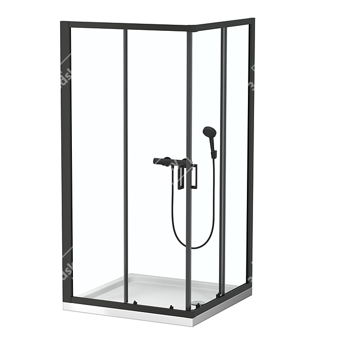 RGW Shower Enclosures: Stylish and Versatile 3D model image 11