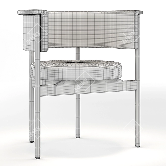 Modern N-SC01 Designer Chair 3D model image 5