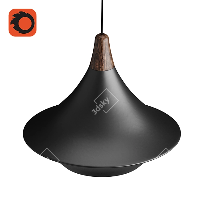 Modern Korean-inspired Luminaire: Top Harmony 3D model image 3