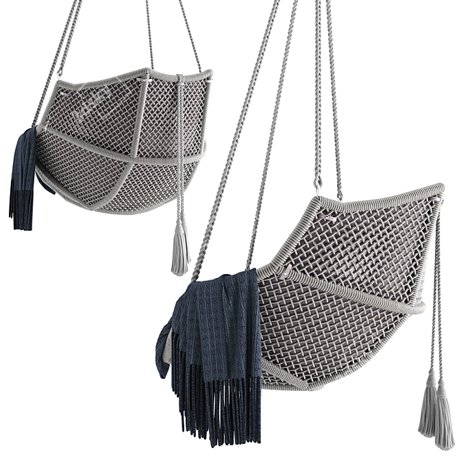 Elevate Your Space: NOZOMU Hanging Chair 3D model image 4