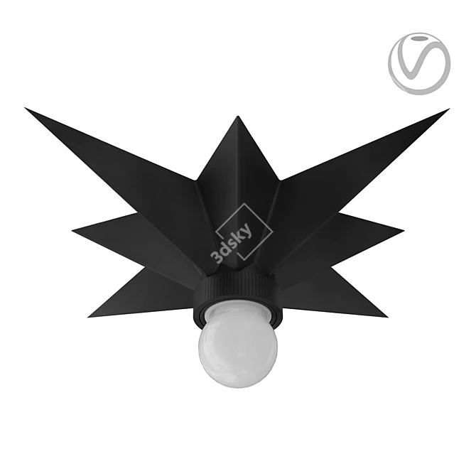 Loft-Concept Star Ceiling Mount 3D model image 3