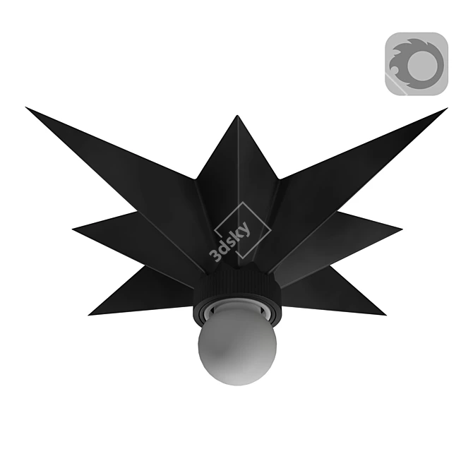 Loft-Concept Star Ceiling Mount 3D model image 4