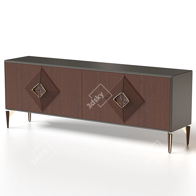 Valentin Console Table: Modern, Stylish Design 3D model image 5