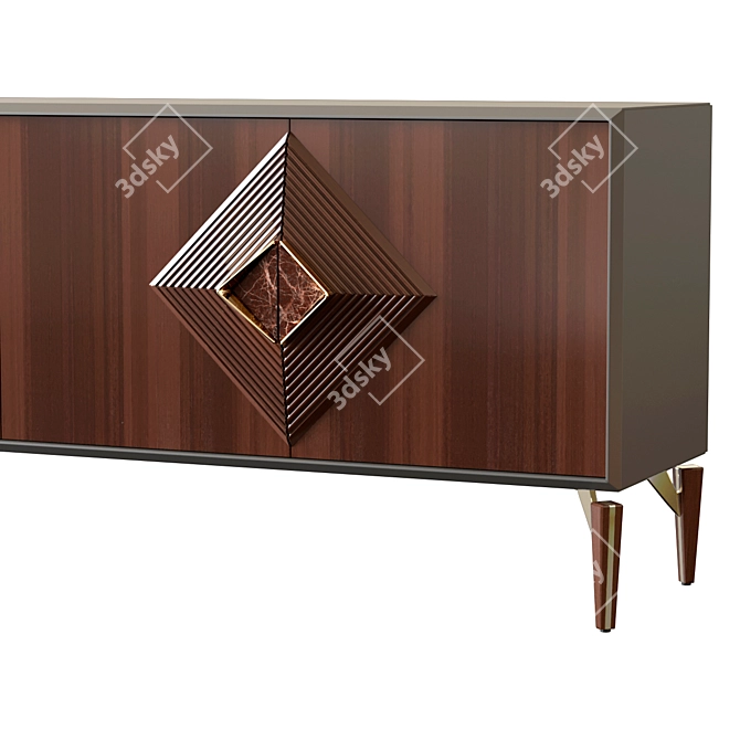 Valentin Console Table: Modern, Stylish Design 3D model image 11