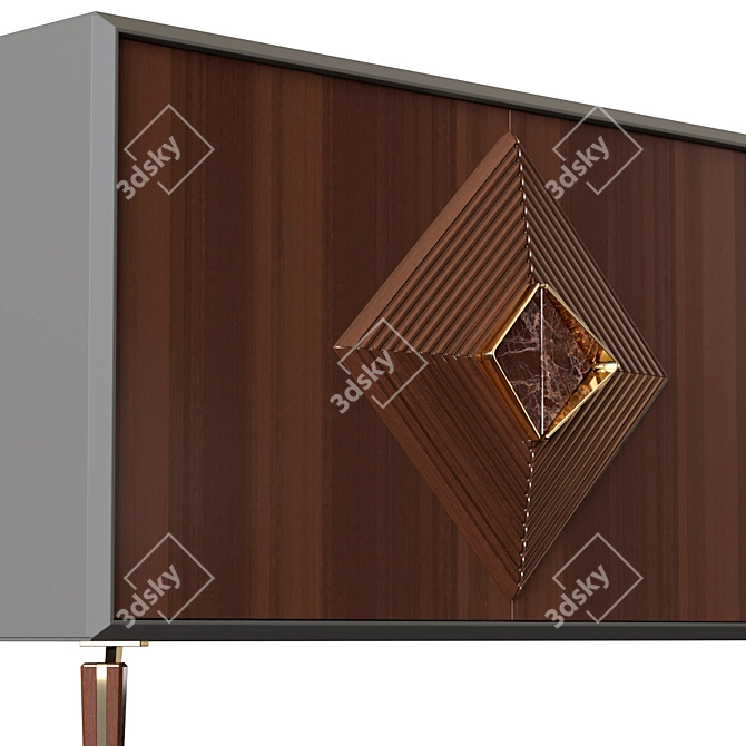 Valentin Console Table: Modern, Stylish Design 3D model image 12