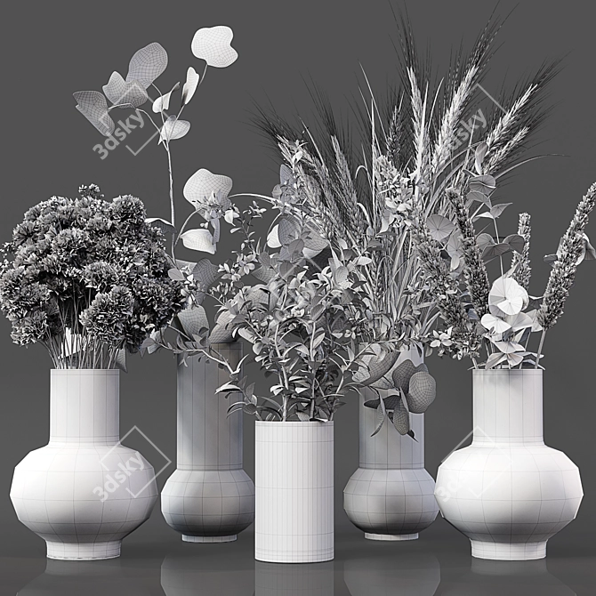 Luxury Indoor Plant Collection 3D model image 6