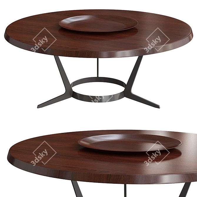 Modern Italian Design: Maxalto ASTRUM Table 3D model image 1