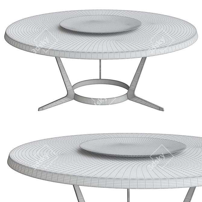 Modern Italian Design: Maxalto ASTRUM Table 3D model image 2