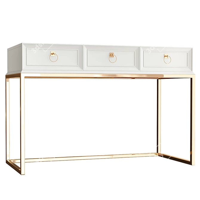 Modern Holly Console 3D model image 1