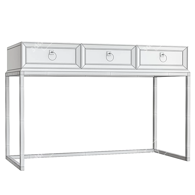 Modern Holly Console 3D model image 2