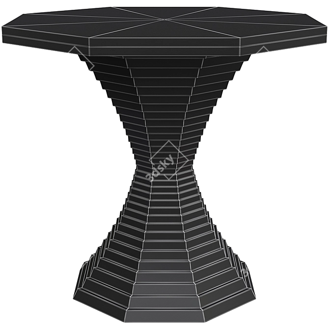 Belvedere 2 Dining Table: Modern Design 3D model image 2