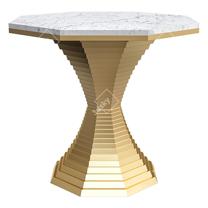 Belvedere 2 Dining Table: Modern Design 3D model image 3