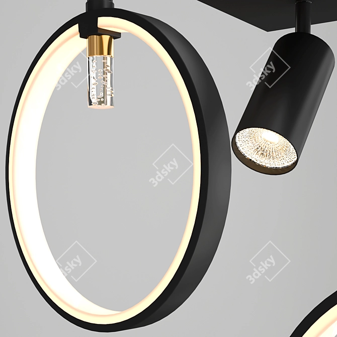 Modern Pendant LED Light 3D model image 2