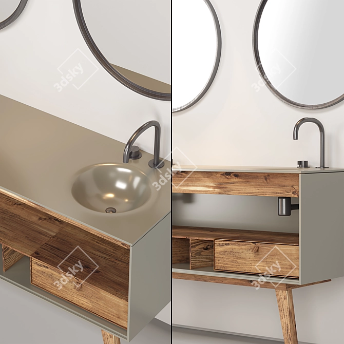 ARTELINEA DAMA Bathroom Set 3D model image 4