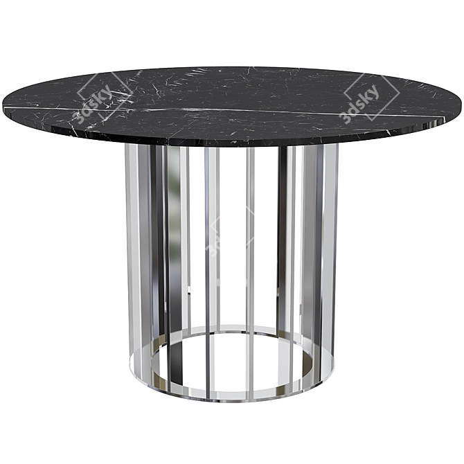  Modern Chicago Dining Table: Stylish and Functional 3D model image 1