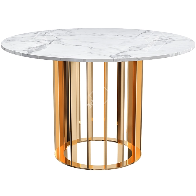  Modern Chicago Dining Table: Stylish and Functional 3D model image 2