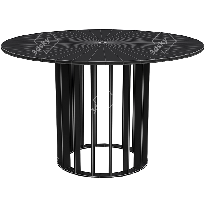  Modern Chicago Dining Table: Stylish and Functional 3D model image 3