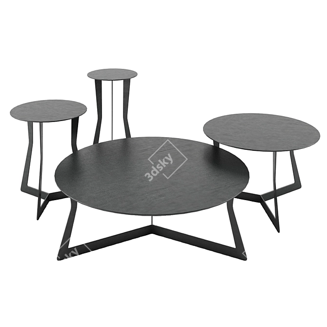 EGOITALIANO PLANET Coffee Tables: Stylish and Versatile 3D model image 2