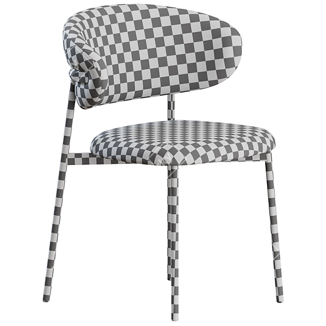 Modern Metal Oleandro Chair 3D model image 4