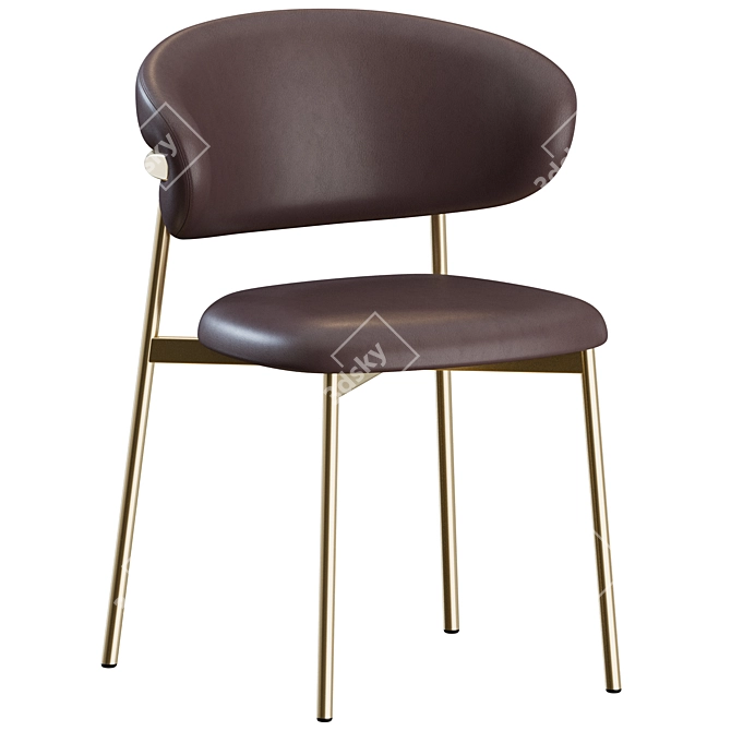 Modern Metal Oleandro Chair 3D model image 6